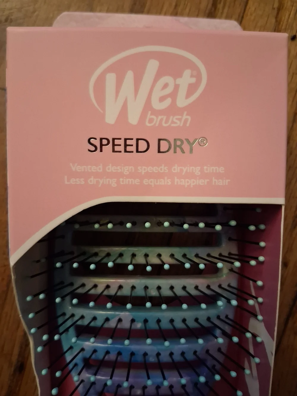 Wet Brush Treasured Waters Speed Dry Vent Brush - Pink/Blue